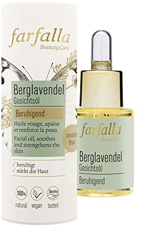 Farfalla Berglavendel, Hautberuhigendes Gesichtsöl, 15ml