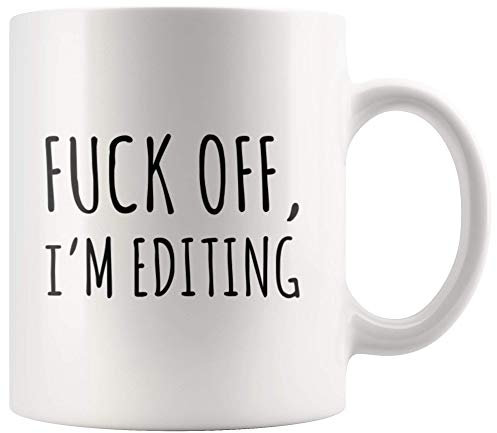 Panvola Off I'm Editing Photography Gift Appreciation For Wedding Photographer Photography Lover Gifts Editor Novelty Drinkware Coffee Mug 11 oz White