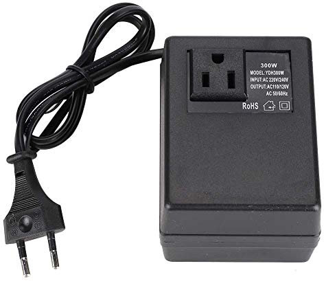 Stecker Adapter 300W Leistungstransformator Spannungswandler AC 220V bis 110V EU Stecker(EU Plug)