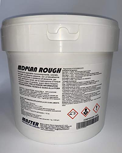 MASTER INDUSTRIA PER L'EDILIZIA Microcemento Monocomponente 10kg per 10mq Tortora Chiaro 2.0