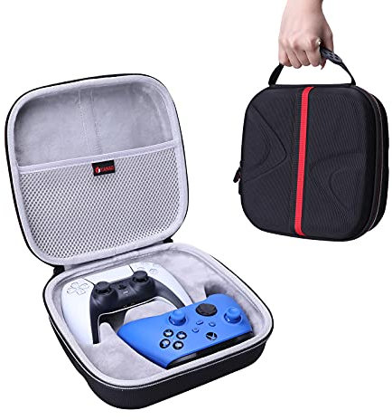 XANAD Coque de Protection pour Manette ps5 / PS4 Serie / Xbox Series Gaming Controller sans Fil Bluetooth Housse (Gris)