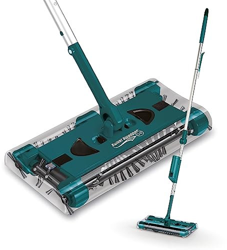 Swivel Sweeper Scopa a Batteria con Funzione mop - Senza Filo, Senza Sacco e Ricaricabile - Scopa per Pavimenti con snodo per la Schiena e Rotazione a 360° - Pulizia Senza Fatica