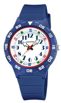 CALYPSO Reloj para Infantil K5828/5 My First Watch Caja de Caucho Multi Correa de Caucho Azul