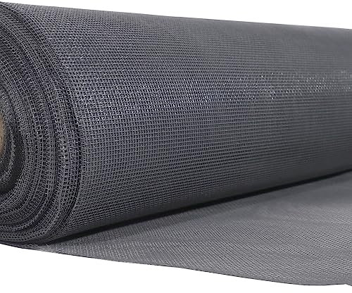 MEEYI Fliegengitter Fenster 2X3m Fliegennetz Meterware Insektenschutzgitter Kratzfest für Balkontür Wohnzimmer Terrassentür grau