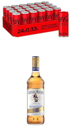 Coca-Cola Zero Sugar (24x 330ml) + Captain Morgan Spiced Gold 0.0% (700ml)