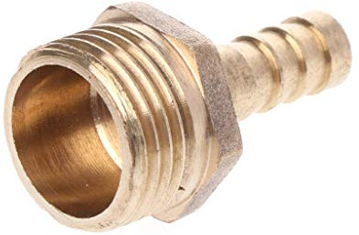 Verbesserter Messing-Anschlussadapter, Rohrverschraubung, Verbindungsstück, Gewindekupplung, Gartenschlauchverbinder, kompakte Größe, Doppelschlauchverbinder