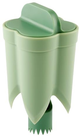 Bojueshaw Bell Pepper Cutter,Pepper Corer,Chili Corer Remover,2 in 1 Portable Pepper Core Cutting Device for Kitchen Home Family Camping(Green)