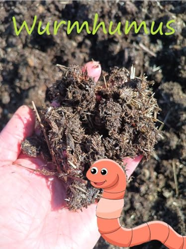 25 L Wurmhumus | Pflanzenkompost | Dünger für Hochbeet, Kräuter, Gemüse, Blumentopf | Frei von Torf oder Chemie, natürlich | (2x 12,5 L Beutel)