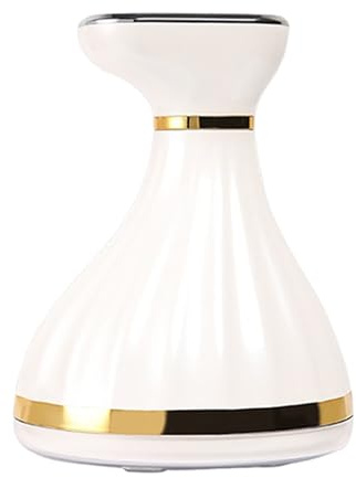 Cellulite Massagegerät, 7 in 1 Anti-Cellulite Handheld Massager, Elektrisches Körper Massagegerät mit R/F EMS rotes und blaues Licht für Bauch, Taille, Hals, Bein, Arm (Weiß)
