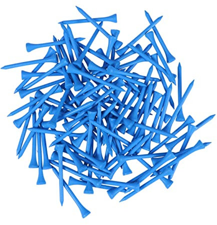 Anneome 100stücke Holz Tees Lang Für Yards Golf Outdoor-Sportarten Blau Hohe Qualität Weniger Reibung Niedrigerer Ball Längere Drives