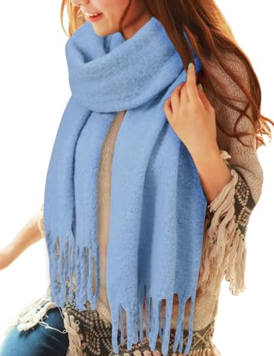heekpek Schal Damen Winter Halstuch Kuschelig Chunky Großer Frauen Dicker Schal Tücher Pashminas Wraps