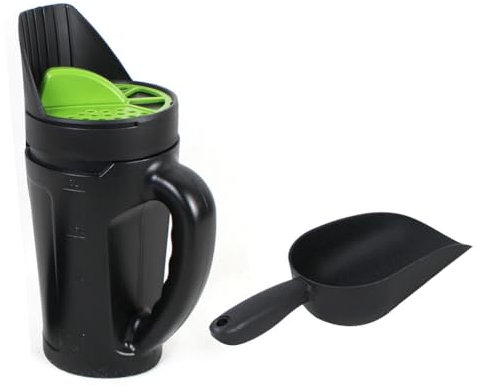 TsoLay Spandiconcime Portatile, Spandiconcime Manuale per Prato e Giardino per Semi di Erba, Sale, Ghiaccio, Scioglimento, Terra, Scuotitore per Semi Regolabile