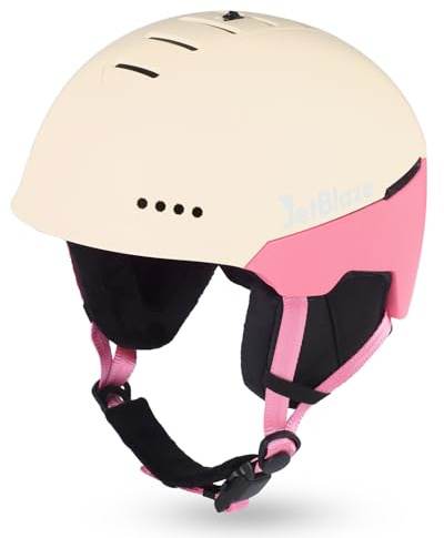 JetBlaze Casco Sci Donna Uomo Casco da Sci Sci Snowboard Casco sportivo da neve con prese d'aria ABS/PC Shell EPS Core per sci Snowboard Casco da neve per adulti Gioventù