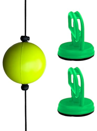Reflex Sac de frappe professionnel à double extrémité avec ventouse et corde élastique pour l'entraînement à la maison, les arts martiaux, les exercices de réaction, l'endurance en intérieur et