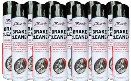 FIBSHIELD Bremsenreiniger Spray 650 ml (2er Pack) – Kraftvoller Brake Cleaner für Bremsen, Motor & Maschinen – Rückstandsfrei & Schnelltrocknend