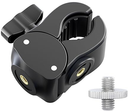 Fotografie Zubehör Clip Für Die Von Geräten Mit 1/4 Schrauben an Runden Rohren Mit 13 Mm Bis 48 Mm Durchmesser Doppel Buchse Action Kamera Klemme