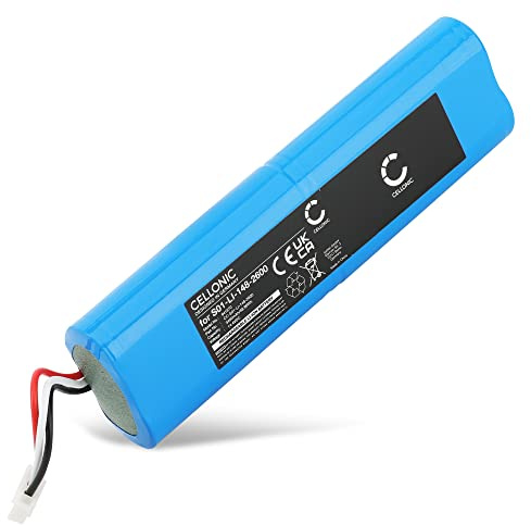 CELLONIC, Akku für Staubsauger kompatibel mit ECOVACS Deebot Ozmo 920, S09-LI-148-3200, 930 (14.4V, 3400mAh)