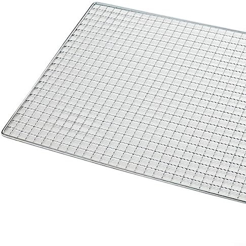 Rejilla de parrilla de barbacoa de acero inoxidable, estantes de alambre cuadrados de acero inoxidable, rejilla de malla de malla para barbacoa, picnic al aire libre