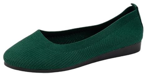 Scarpe Basse da Donna Ballerine in Rete A Punta Rotonda Comodo E Traspirante Ballerina Estate Slip On da Camminata Sneakers Elegante da Lavoro Vacanza Scarpe Estive Donna