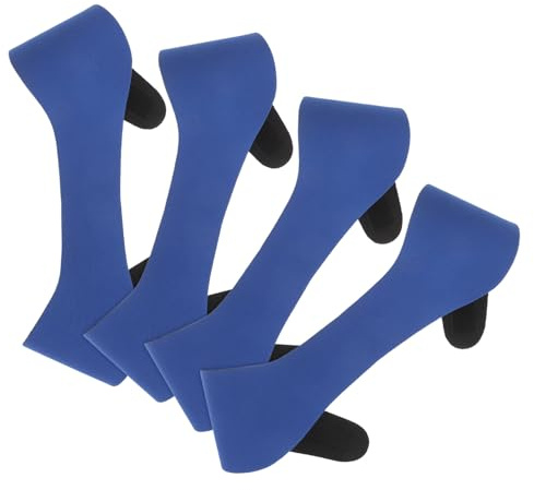 ibasenice 4pcs Waterproof Neoprene Swimming Ear Headband for Men Women, Large Blue Swim Band for Ears with Adjustable Strap, Suitable for Pool Beach Bath and Diving