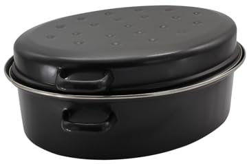 Krüger Gourmet GBCS42 - Asador de Gansos con Tapa (42 cm, 10,5 l)