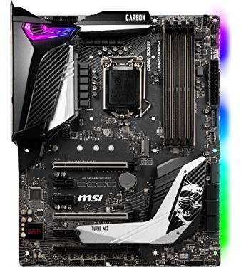 MSI MPG Z390 Gaming PRO Carbon LGA1151 (Intel 8th and 9th Gen) M.2 USB 3.1 Gen 2 DDR4 HDMI DP SLI CFX ATX Z390 Gaming Mainboard