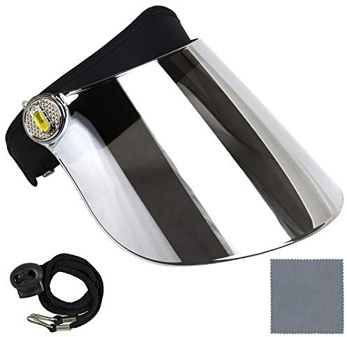 Sun Visor Hat Cap UV Protection - Premium Adjustable Solar Headband Face Shield