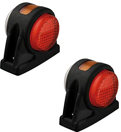 APT LED Umrissleuchten 2 Stück rot/weiß/orange 12/24V Begrenzungsleuchte Wohnwagen Anhänger