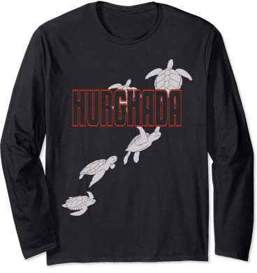 Hurghada Meeresschildkröten, Tauchen mit Schildkröten Langarmshirt