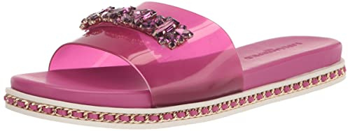 Karl Lagerfeld Paris Women's Bijou Fashion Slide Sandal, Orchid, 7 UK