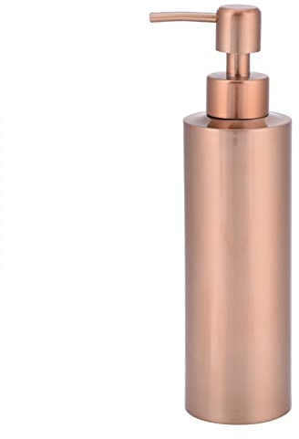 seifenspender kupfer,rosegold seifenspender,Ld,Seifenspender Sapone ORO,Porta Sapone Rosa,Kupfer Diamant und Schnitt Seifenspender Pumpe Edelstahl Küche Badezimmer Arbeitsplatte Handpumpe Flüssigseife