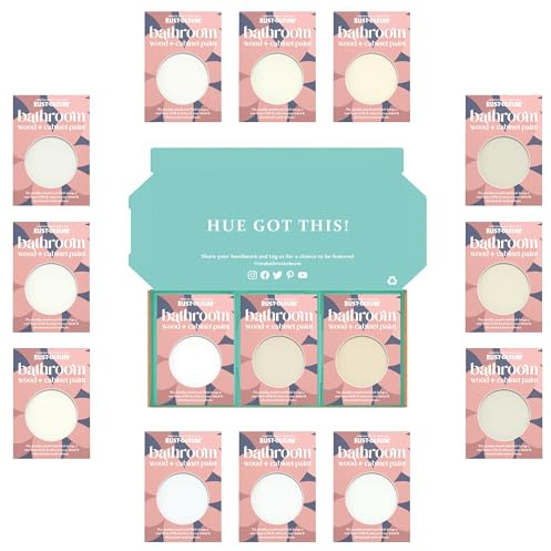 Rust-Oleum Bathroom Cabinet Paint in Matt Finish – Elegant Whites Tester Box