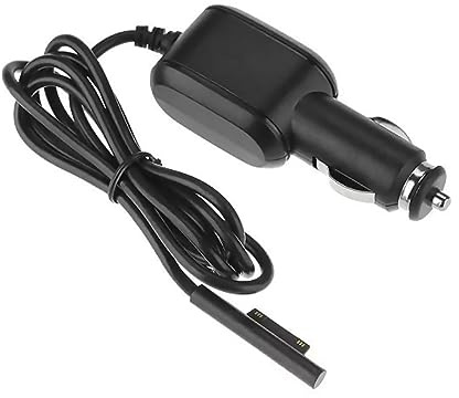 NATEFEMIN Chargeur de voiture pour tablette Surface Pro 8 7 6 5 4 3, câble de chargement, adaptateur d'alimentation mini tablette, cordon d'alimentation adaptateur de câble d'alimentation