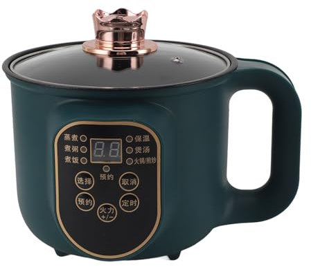 Marmite électrique Multifonctionnelle de 1,8 L, 600 W, Réservation Intelligente, Cuisinière électrique Antiadhésive, Mini Poêle électrique pour Pâtes, Soupe, Steak (-3113230370511)