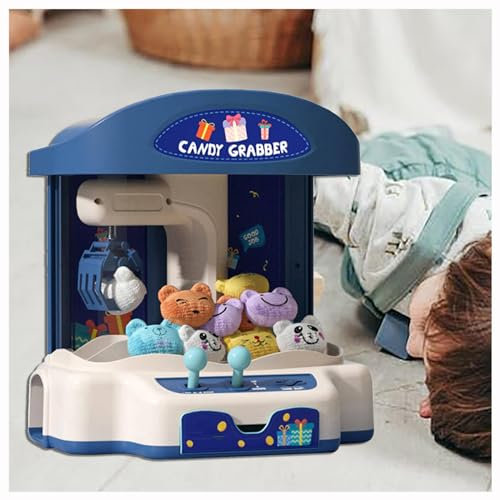 HBDSMLPL Candy Grabber avec Lumières Et Musique Machine à Pince avec Peluches Et Gashapons Jeu Amusant,Cadeau pour La Fête,A