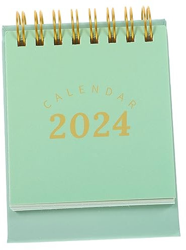 VILLFUL Tischkalender Stehkalender Mini-tischkalender Mit Notizseiten Kleiner Kalender Für Zuhause Büro Und Schule Kalenderdekor Für Schreibtisch