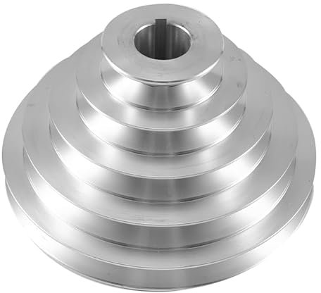 MNUPL 1pc 25Mm Bohrung Aluminium Pagode Rad A Typ 5 Schritt Pagode Riemenscheibe Rad for Keilriemen Zahnriemen