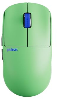 Pulsar Gaming Gears X2 Crazylight Wireless Gaming Mouse, Ultra Light 1.23oz (35g) Optical Power Switch, 32000DPI 750 IPS, XS-1 Sensor, 8k Compatible (Aqua Zest)