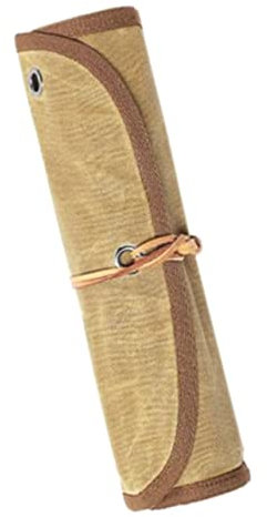 GRIRIW Outdoor Bestecktasche Aus Robustem Canvas Faltbare Camping Geschirr Aufbewahrungstasche Mit Mehreren Taschen Praktische Besteck Aufbewahrung Für Outdoor Picknick Und Camping