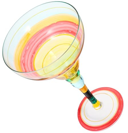 ULTECHNOVO Vidrio Pintado Mano Copa De Vino Pintada Copas De Margarita Para Cóctel Fiesta De De Vino Para Fiestas De De Pintadas
