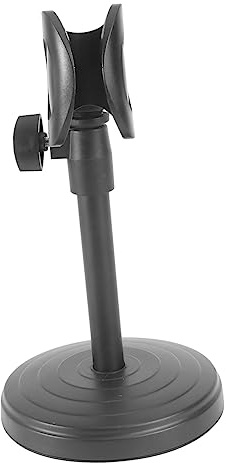 Warmhm Standmikrofon Mit Abnehmbarem Mikrofonhalter Für Schreibtisch Mikrofonständer Aus Metall Verstellbarer Tischmikrofonständer Für Live-sprechgesang Podcasts Und Online-meetings Kompa