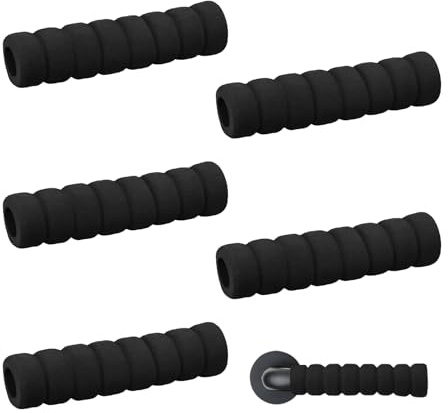 KLVGTIFS 5 Stück Türklinkenpuffer, Elastic Türgriff Schutz Antistatische | Türklinkenpuffer Stopper, Spiral Design, Chutzhülle Sicherheits Türgriffe, Türgriff Schutzhülle zum Schutz Wänden, Möbeln