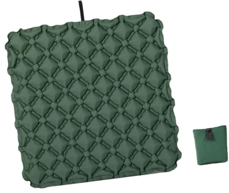 Perfeclan Cojín Inflable para Asiento de Estadio, Cómodo Cojín para Silla de Oficina, para Deportes Al Aire Libre, Estadios Y Navegación, Verde