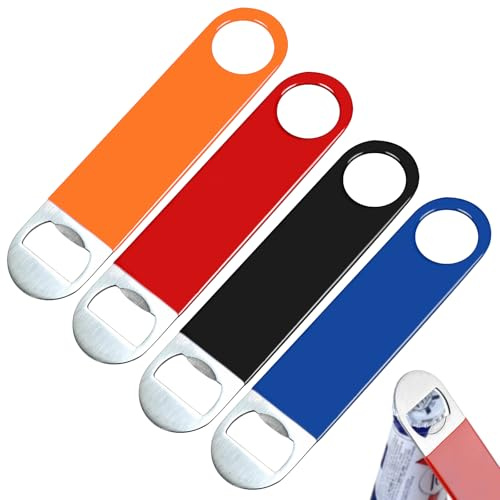 Geebymol 4 Pack Bartender Bottle Openers, Bar Blade, Beer Openers