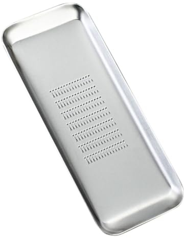 DECOMELODY Rallador de Jengibre Metálico de Acero Inoxidable Compacto, Cuchillas Afiladas para Verduras y Ajo, Herramienta Manual de Cocina para Uso Doméstico y Profesional