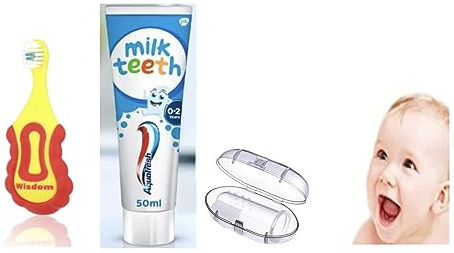Sanitral Complete Baby’s First Toothbrush Kit (Aquafresh+Wisdom)