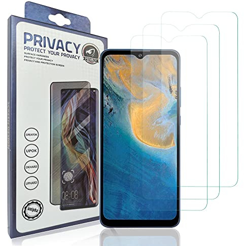 klyeu Stücke Schutzfolie kompatibel mit ZTE Blade A51, Gehärtetem Glas Härtegrad 9H Schutzfolie, Blasenfrei,Panzerfolie, Glas Folie, Displayschutzfolie für ZTE Blade A51 [3 Stück]