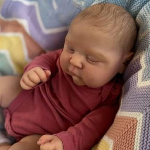 Zero pam Reborn Baby Puppe 20 Zoll 50 cm Lebensechte Reborn Baby Mädchen Weiches Silikon Real Wie Neugeborene Puppen Mit Stoff Körper Echte Puppe Für Kleinkind Mädchen