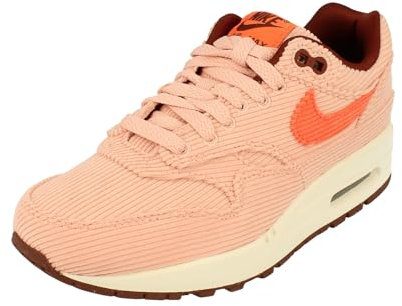 Nike Unisex Air Max 1 Premium Sneaker, Coral Stardust/Bright Coral/Oxen Brown, 43