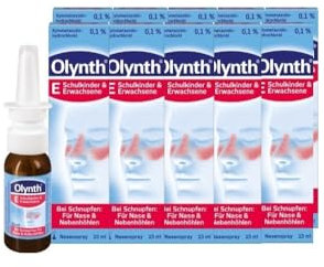 10 Packungen OLYNTH 0,1% für Erwachsene Nasendosierspray - Sparset 10 x 15 ml